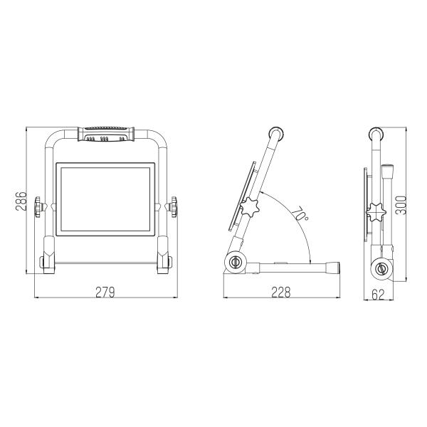LED`s WORK AC Arbeitsleuchte - 50W 4250lm 4000K